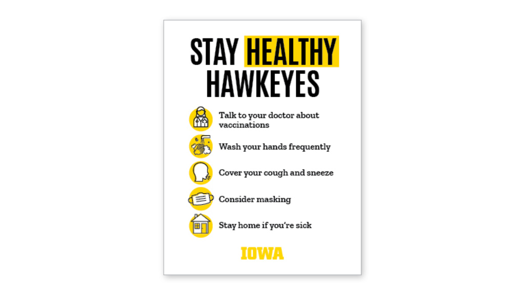 Stay Healthy hawkeyes
