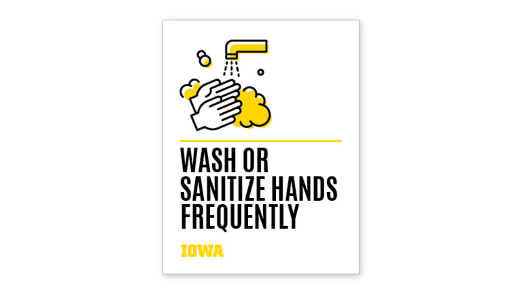 Wash or sanitize hands frequently